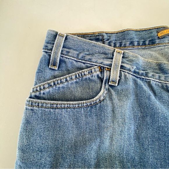 Vintage Baggy SilverTab Levi’s Men's Blue Jeans size 40 40x34 - Picture 7 of 11